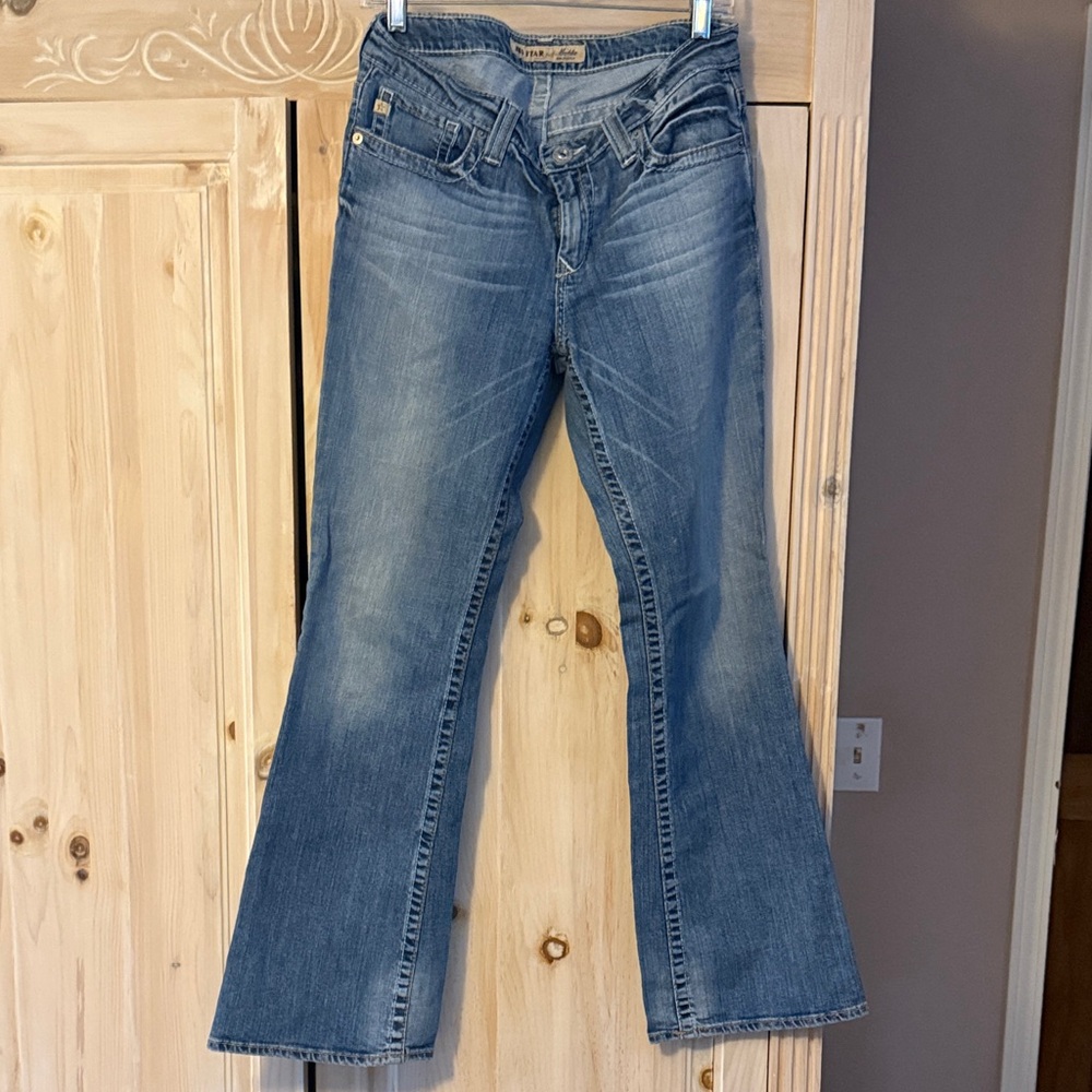Big Star Classic wash flare Blue Women's Jeans